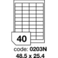 samolepící etiketa A4 R0100 bílá 48,5 x 25,4 mm 40 etiket