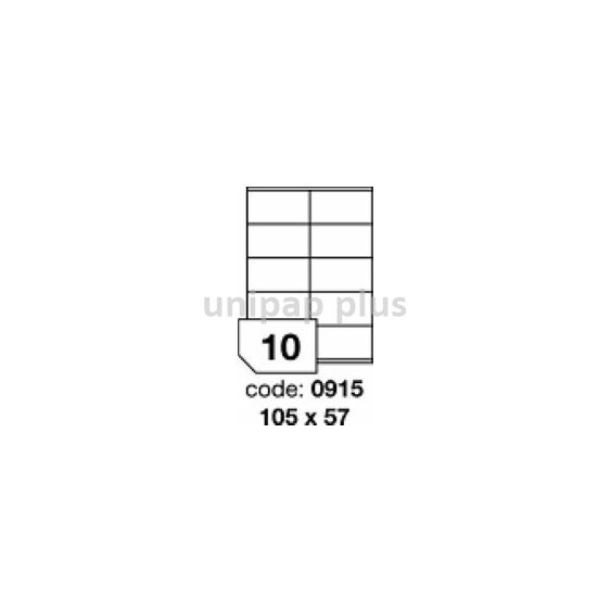 samolepící etiketa A4 R0100 bílá 105 x 57 mm 10 etiket