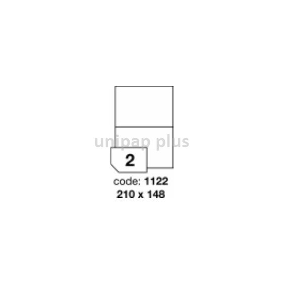 samolepící etiketa A4 R0100 bílá 210 x 148 mm 2 etikety