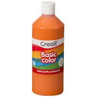 barva temperová Creall 500 ml oranžová