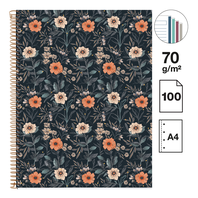 blok A4 linka Miquelrius British Bloom 100 listů 70 g