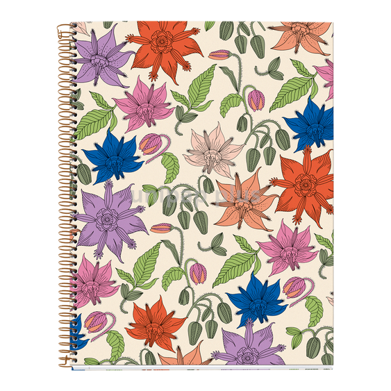blok A4 linka Miquelrius Lifestyle Vintage Lily NB-4 120 listů