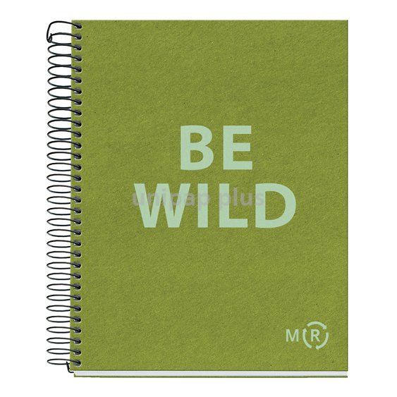 pozn.blok Be Eco Olive A5 90g linka 80 listů Miquelrius