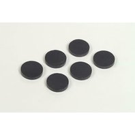 magnety 16 mm RON černé kulaté 100 ks