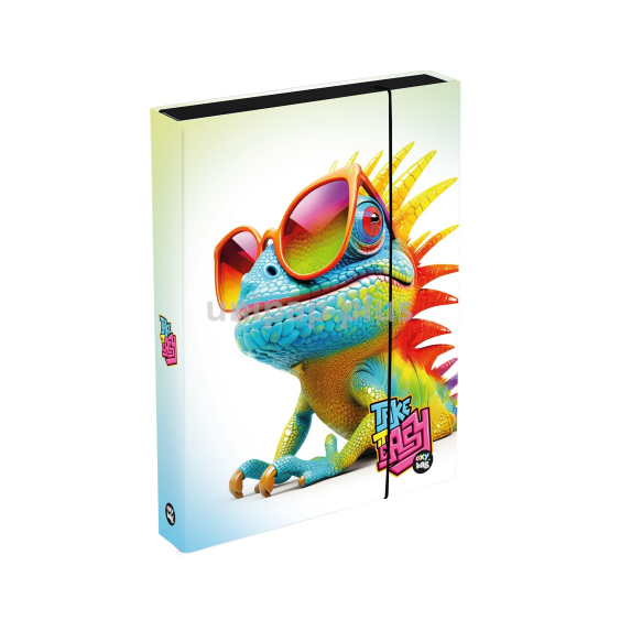 box na sešity A4 Jumbo Chameleon