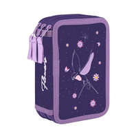 penál 3patrový prázdný Flowers