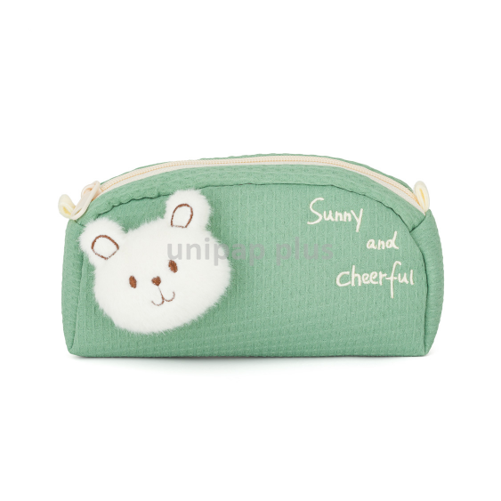 etue dětská plyšová Medvěd zelený