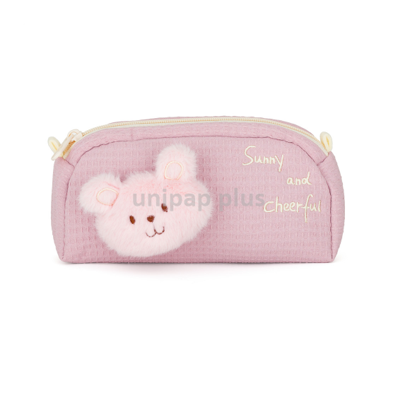 etue dětská plyšová Medvěd růžový