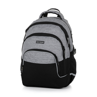 studenstký batoh OXY Scooler Grey Black