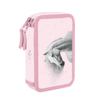 penál 2patrový prázdný kůň romantic