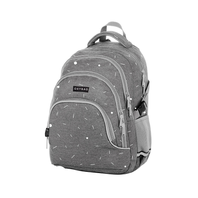 studenstký batoh OXY Scooler Grey geometric