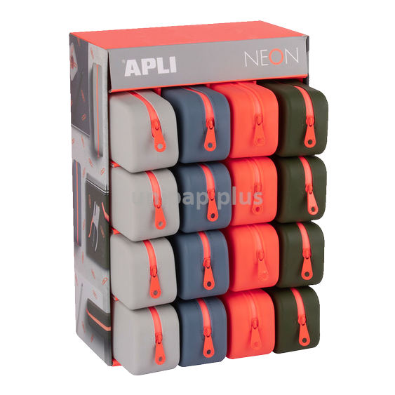 etue Apli silikonová neon mix 4 barev