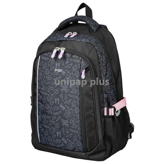 studentský batoh Baggo Groovy Pinky Teenky
