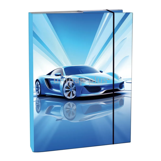 box na sešity A4 Blue Car