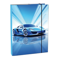 box na sešity A4 Blue Car