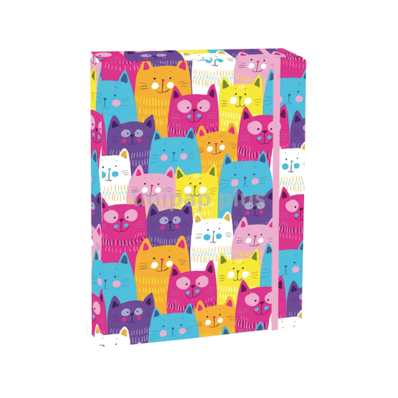 box na sešity s klopou A5 Kittens