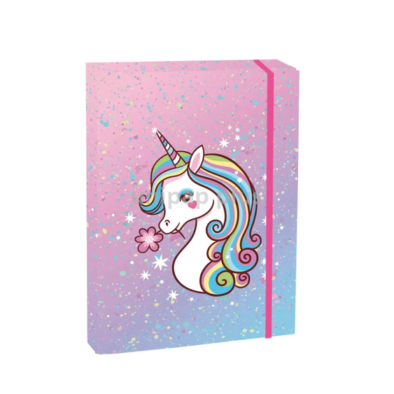box na sešity s klopou A5 Unicorn