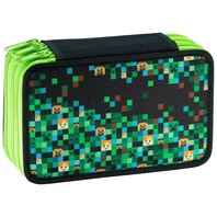 školní penál 3patrový prázdný Pixel Game