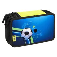 školní penál třípatrový Football