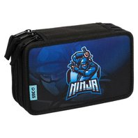 školní penál třípatrový Ninja
