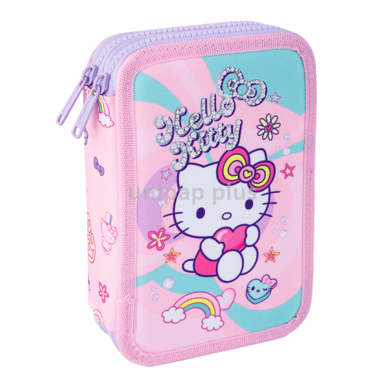 penál dvoupatrový Colorino Jumper 2 Hello Kitty vybavený