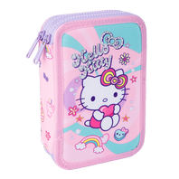 penál dvoupatrový Colorino Jumper 2 Hello Kitty vybavený