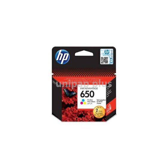 cartridge HP 650 barevná 200 stran